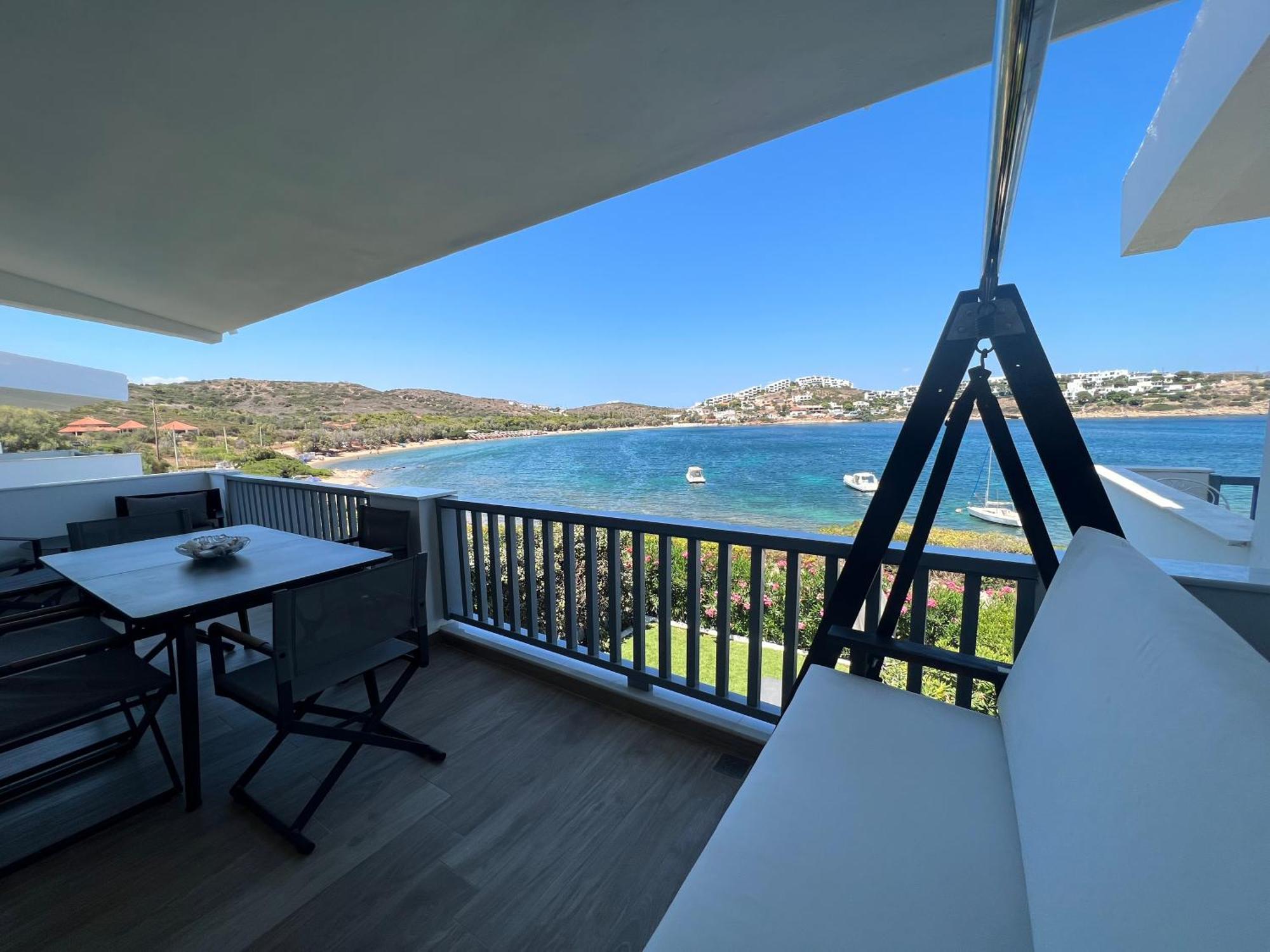 Sounio - Waterfront Luxury Spa Villa Pounta Zeza 170 Sqm On Private Beach 수니언 외부 사진