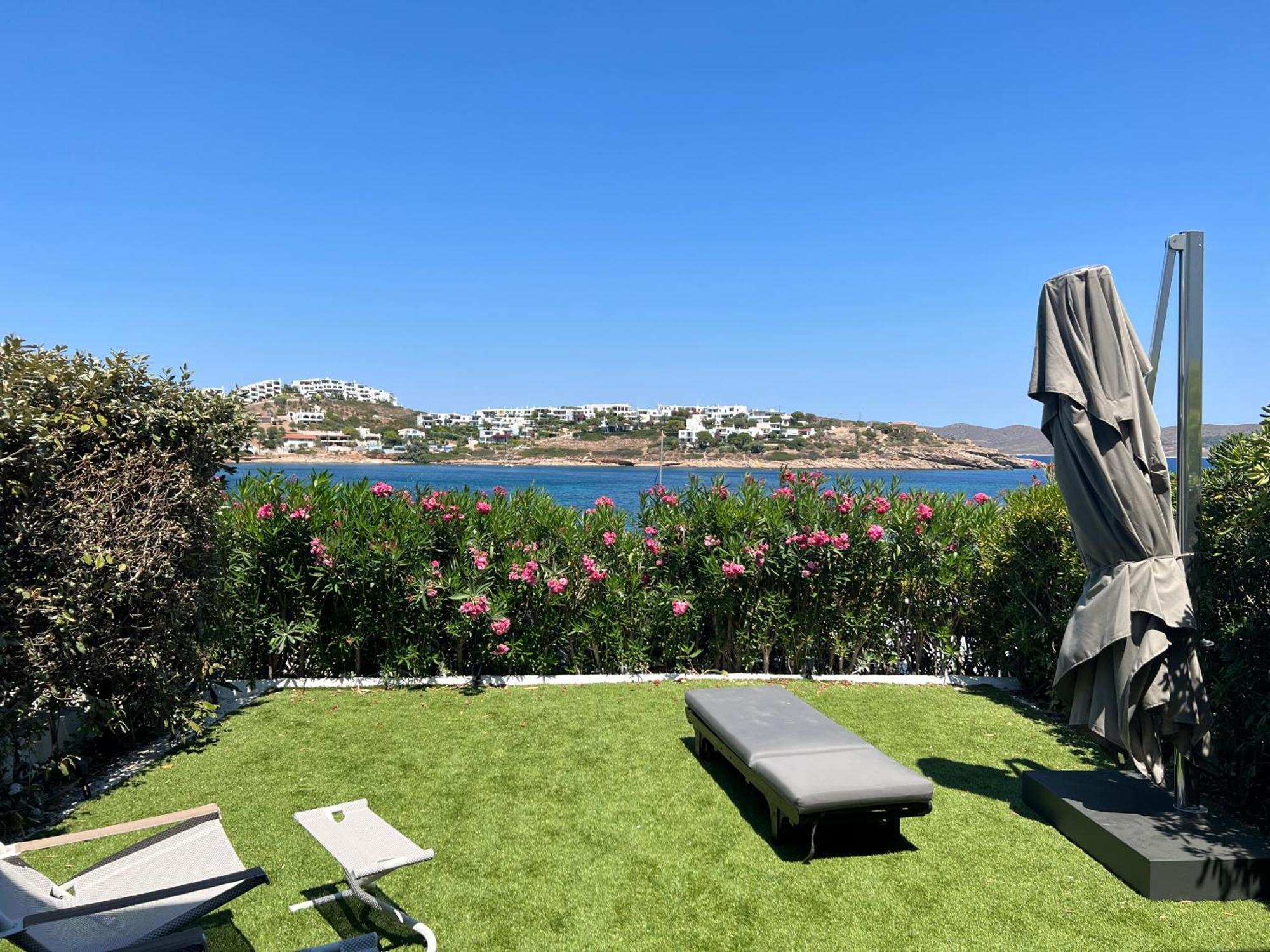 Sounio - Waterfront Luxury Spa Villa Pounta Zeza 170 Sqm On Private Beach 수니언 외부 사진