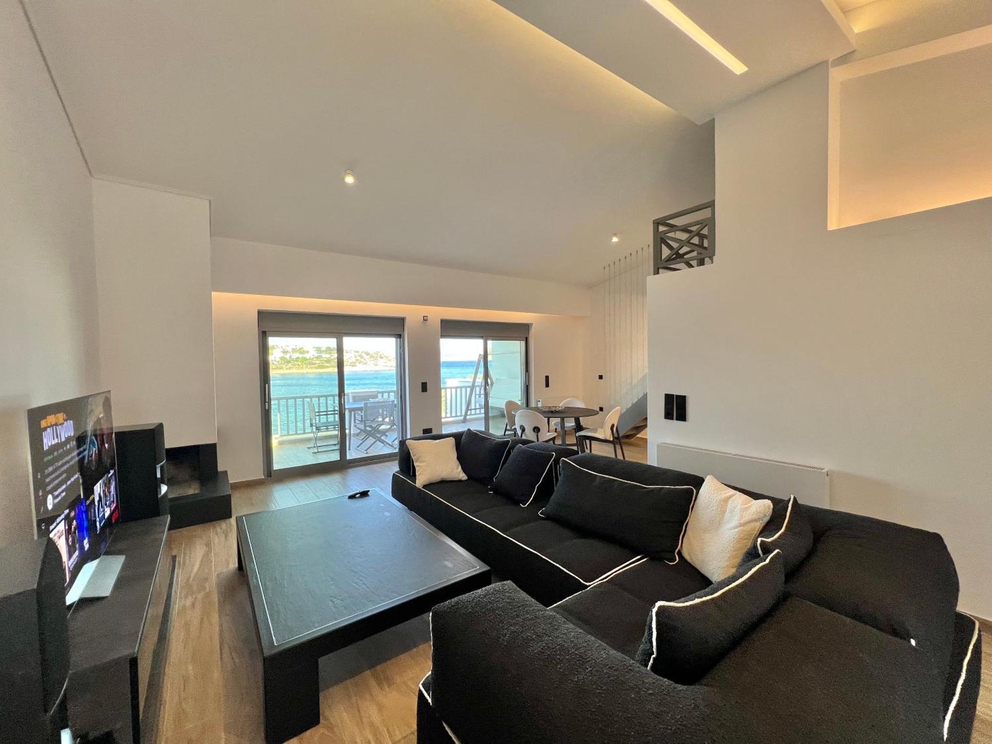 Sounio - Waterfront Luxury Spa Villa Pounta Zeza 170 Sqm On Private Beach 수니언 외부 사진