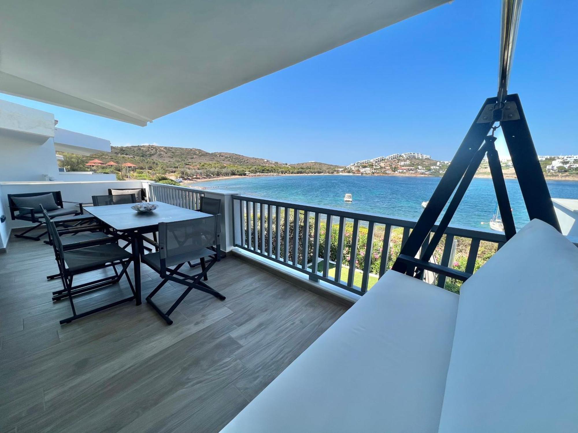 Sounio - Waterfront Luxury Spa Villa Pounta Zeza 170 Sqm On Private Beach 수니언 외부 사진